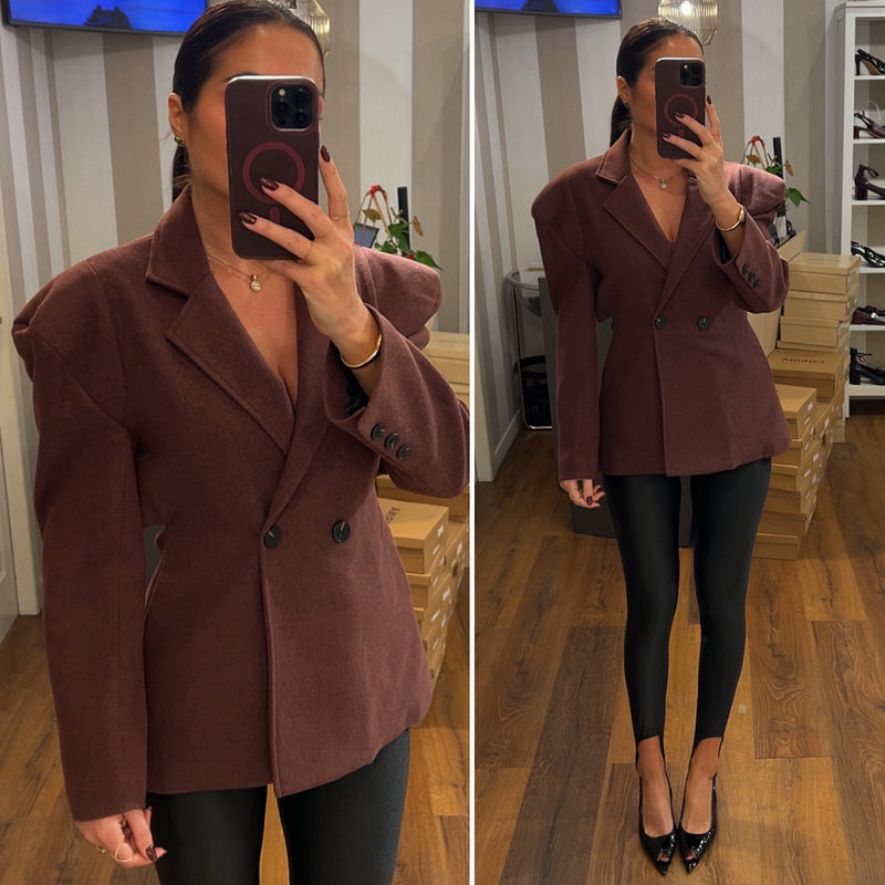 blazer giada - burgundy