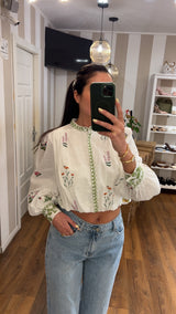 blusa provence - BIANCO