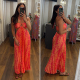 dress santorini - FUCSIA