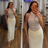 dress cassiopea - CREMA