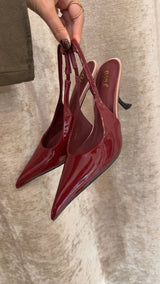 slingback calipso - wine