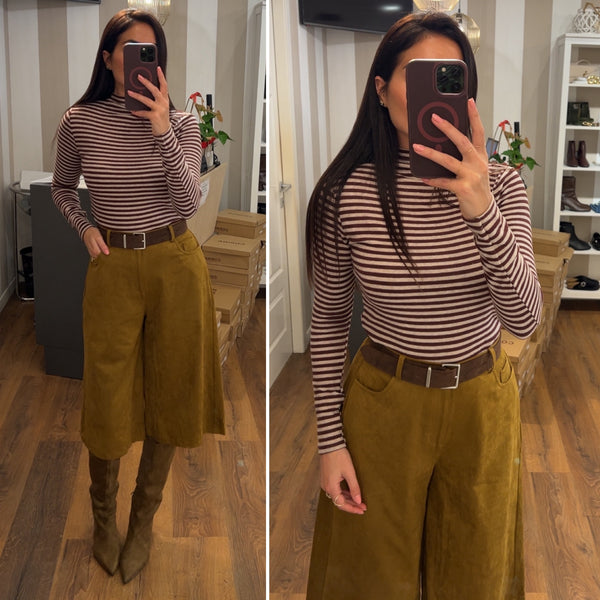 bermuda suede - CAMEL