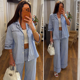 pantalone capri - CELESTE