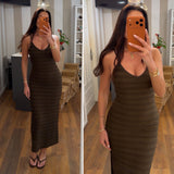 dress pauline - CHOCO