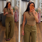 pantalone cargo - FANGO