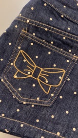 shorts denim pois - DENIM