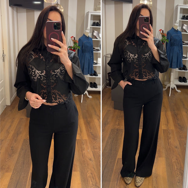 pantalone viktoria - NERO