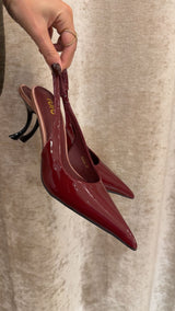 slingback calipso - wine