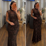 dress valentina - CHOCO