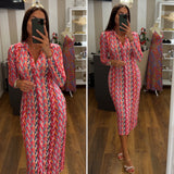 dress soleil - FUCSIA