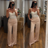 pantalone raso - ROSA