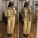 camicia helena - giallo burro