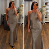 dress joelle - TAUPE
