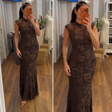 dress valentina - CHOCO