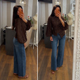 denim wiede leg - DENIM