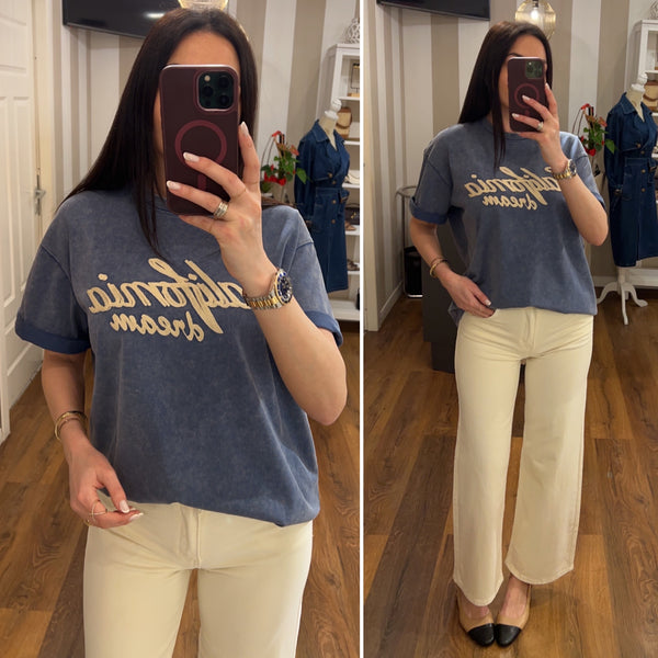 tshirt california - DENIM