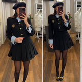coordinato marbel - NERO