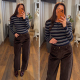 pantalone velluto costine - CAFFE