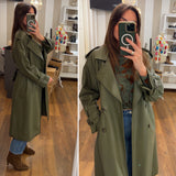 trench ecopelle - VERDE