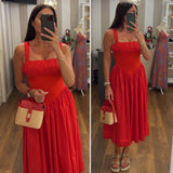 dress amanda - ROSSO