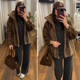 ecofur zip - MARRONE