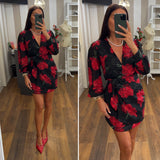 minidress andalucia - ROSSO