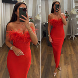 dress paloma - ROSSO