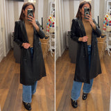 trench ecopelle - NERO