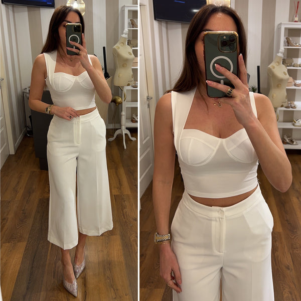 pantalone adel - BIANCO