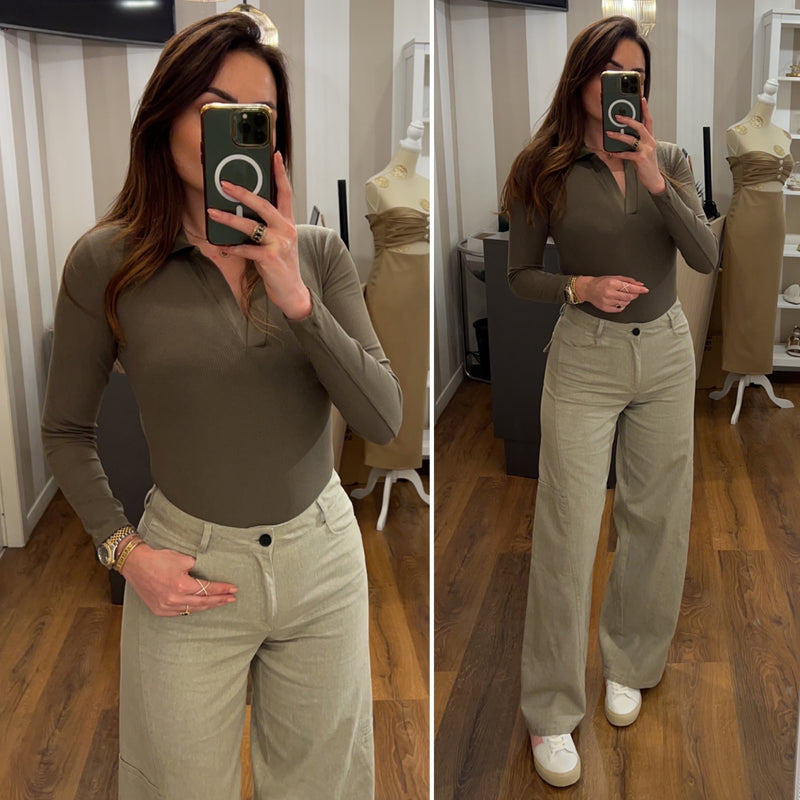 pantalone lumy - VERDE CHIARO