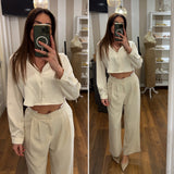 pantalone melissa - white off