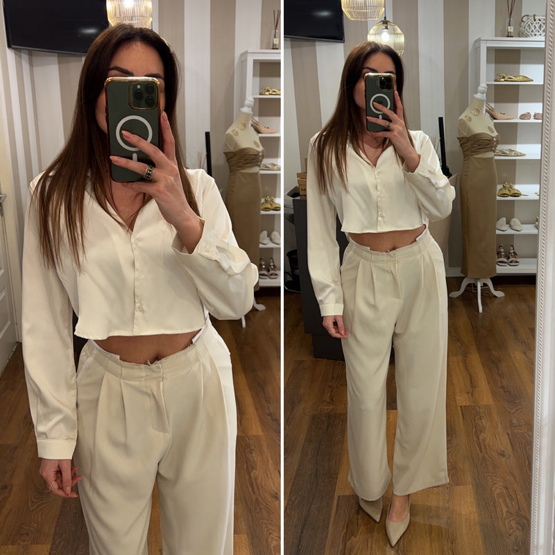 pantalone melissa - white off