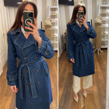 trench denim - DENIM