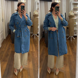 trench denim light - DENIM