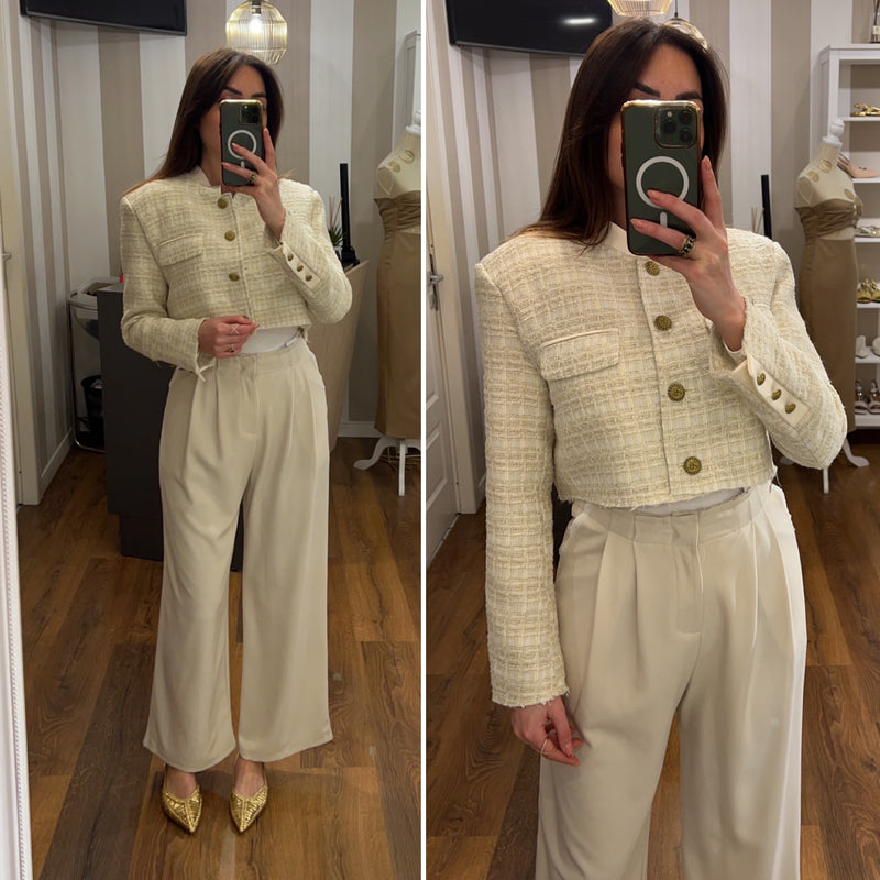 pantalone melissa - white off