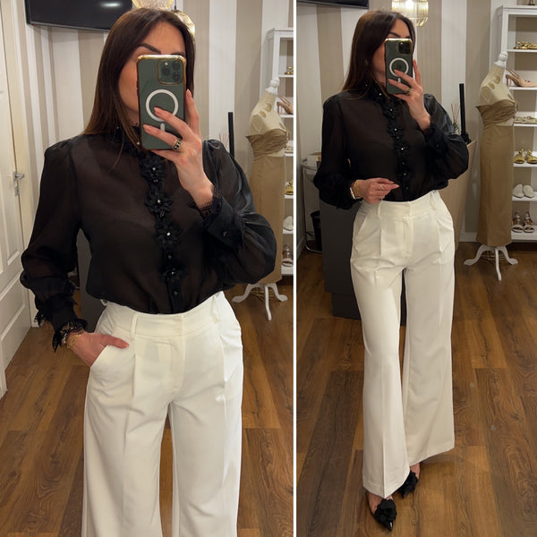 pantalone alex - BIANCO