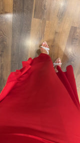 dress eva - ROSSO