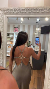dress joelle - TAUPE
